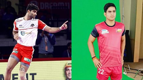 Fans should keep an eye on Haryana Steelers raider Vinay (L) and Bengaluru Bulls defender Saurabh Nandal in Pro Kabaddi 2021