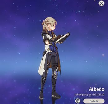 Albedo | Genshin Impact- Appearence,personality,Rating,Best Builds