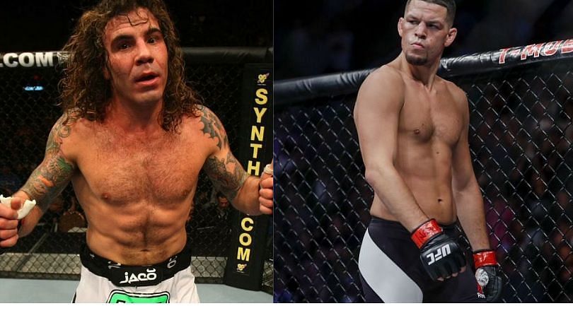 Clay Guida (left) and Nate Diaz (right)