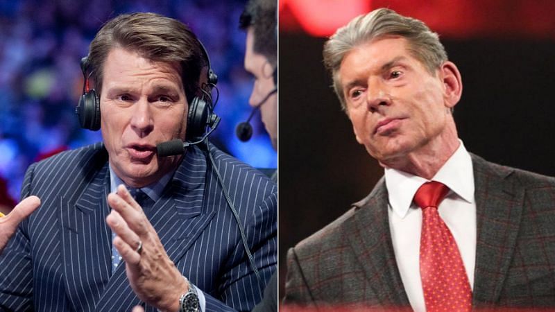 JBL (left); Vince McMahon (right)