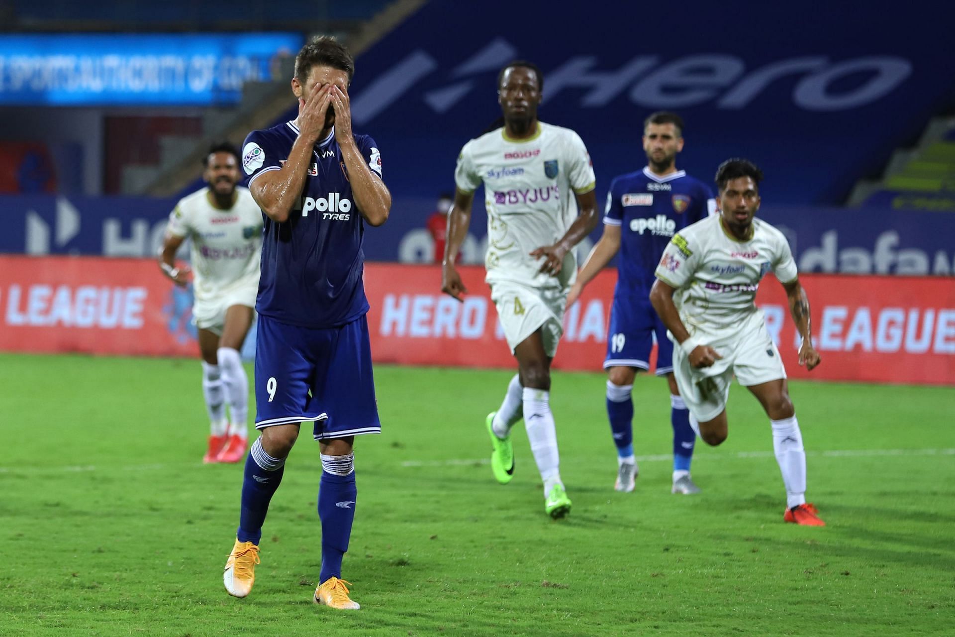 Chennaiyin FC against Kerala Blasters FC in the last edition of the ISL (Image Courtesy: ISL)