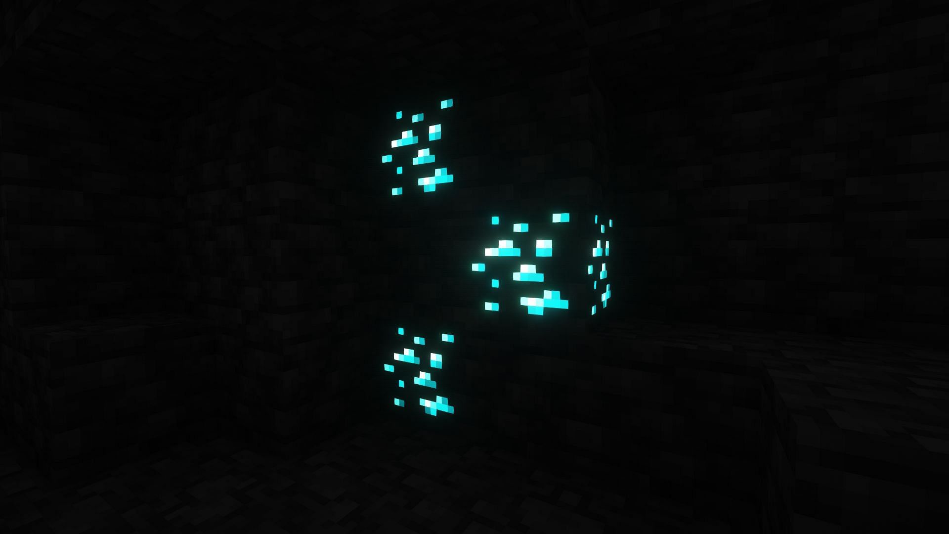 Diamond ores (Image via Minecraft)