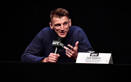 UFC lightweight contender Dan Hooker during a pay-per-view press conference