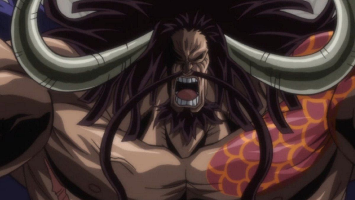 Kaido as seen in the One Piece anime. (Image via Toei Animation)