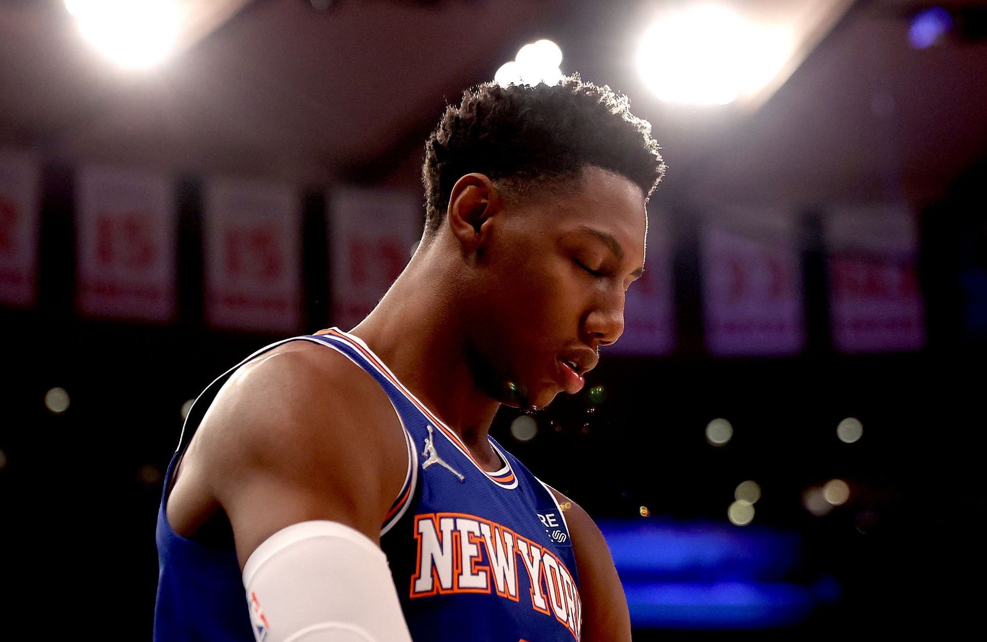 RJ Barrett of the New York Knicks.