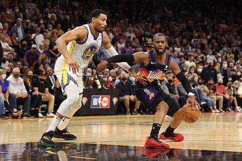 Phoenix Suns guard Chris Paul against the Golden State Warriors