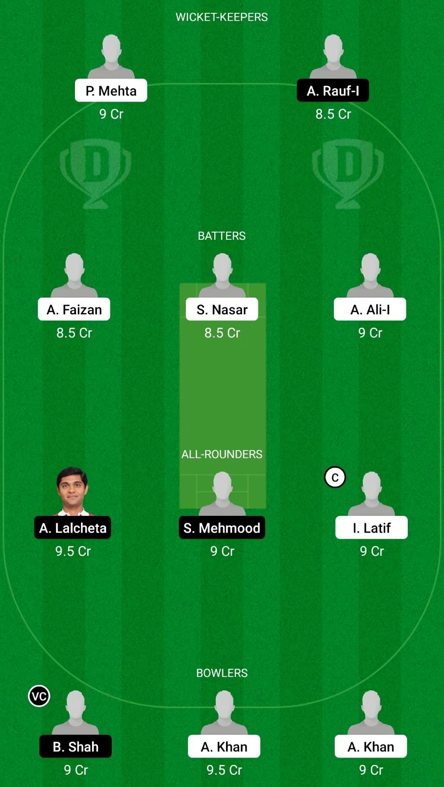 GGI vs BOB Dream11 Fantasy Suggestion #2