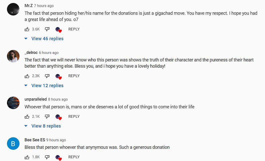 Valkyrae fans appreciate the anonymous donor for donating such a huge amount (Image via Streamer Clips on YouTube)