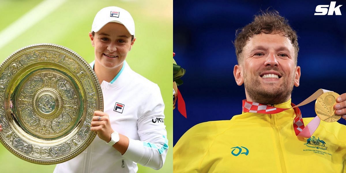 Ashleigh Barty and Dylan Alcott