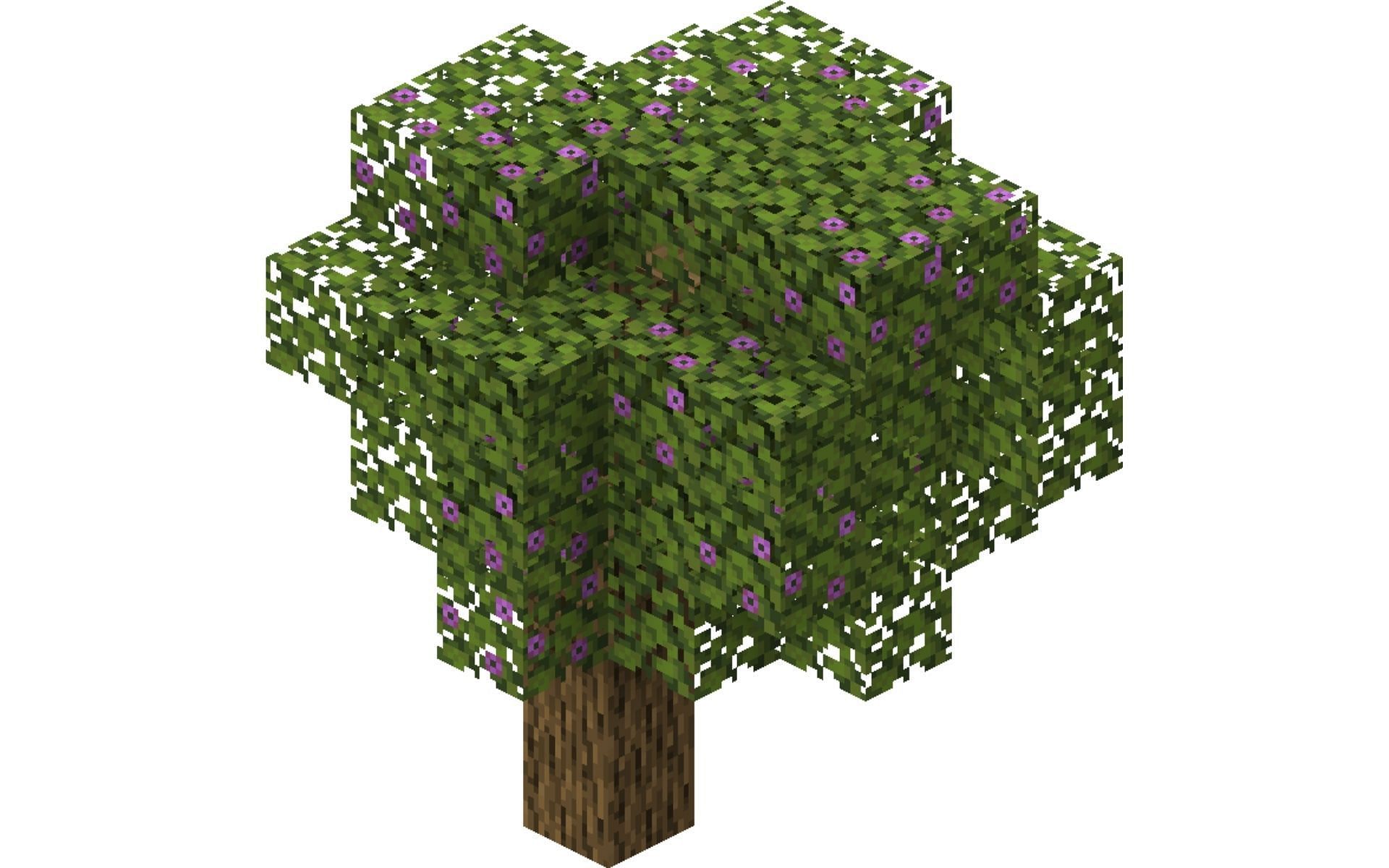 Azalea tree (Image via Minecraft Wiki)