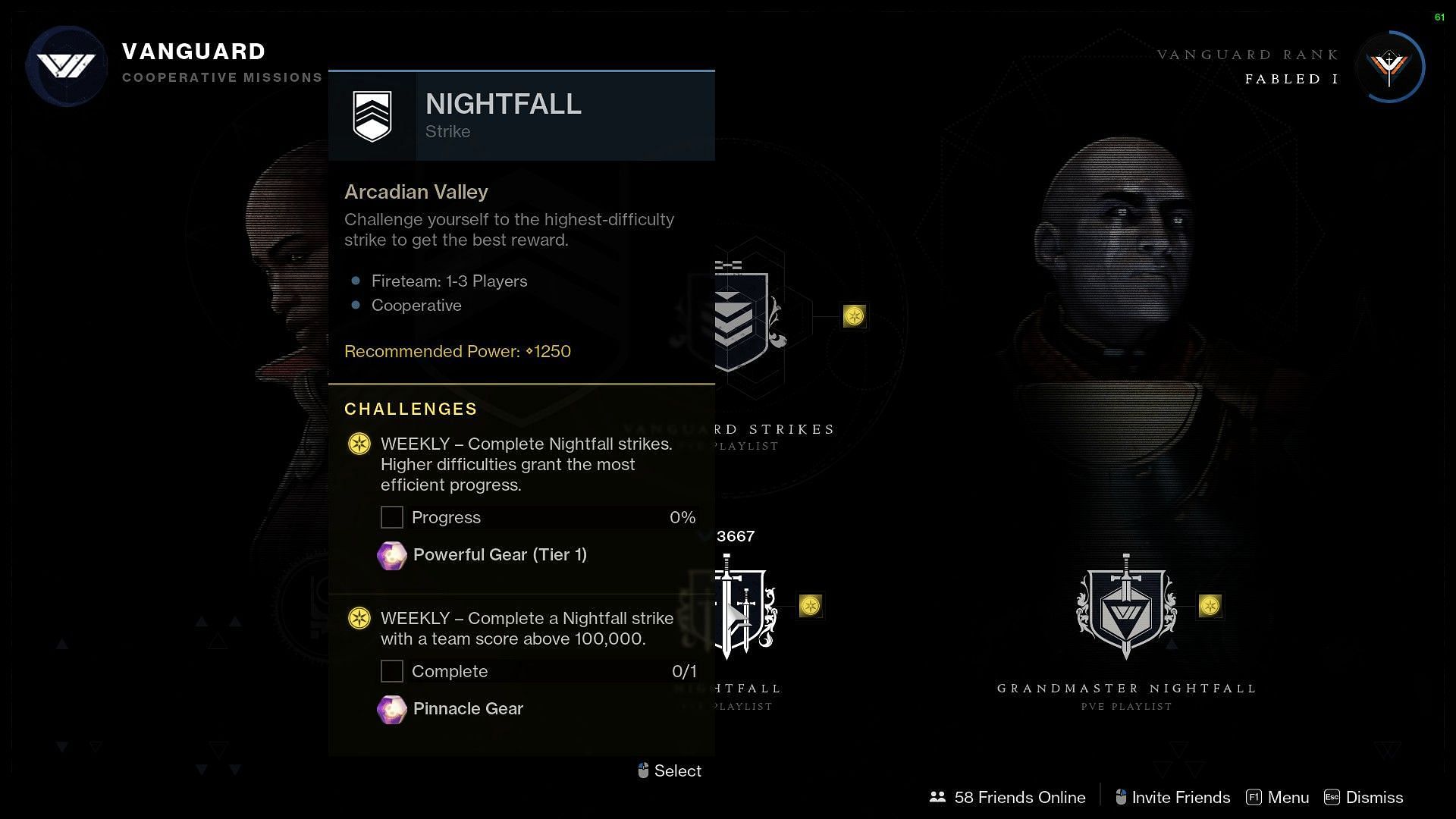Nightfall Ordeal strike nodes in Destiny 2 (Image via Bungie)