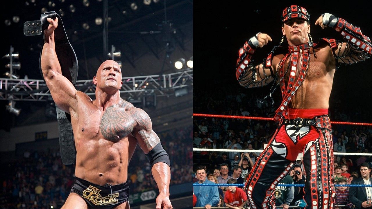 WWE Legends in The Rock and Shawn Michaels never squared off in the ring