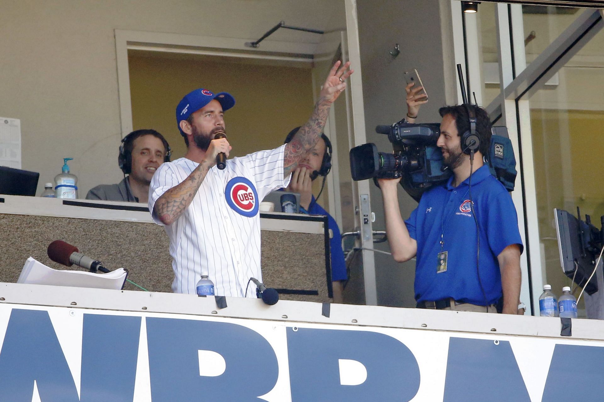 CM Punk at Pittsburgh Pirates v Chicago Cubs