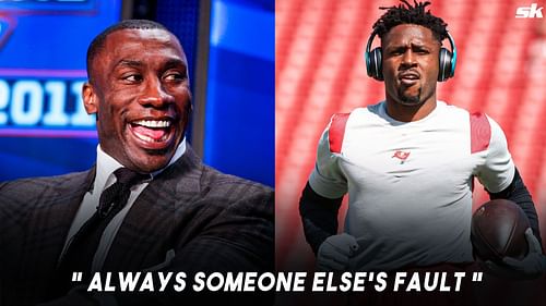 Shannon Sharpe and Tampa Bay Buccaneer Antonio Brown