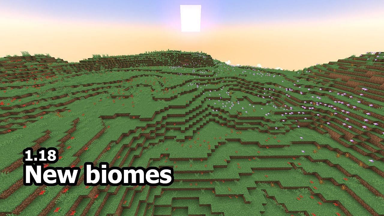 Play music in meadows (Image via Minecraft)