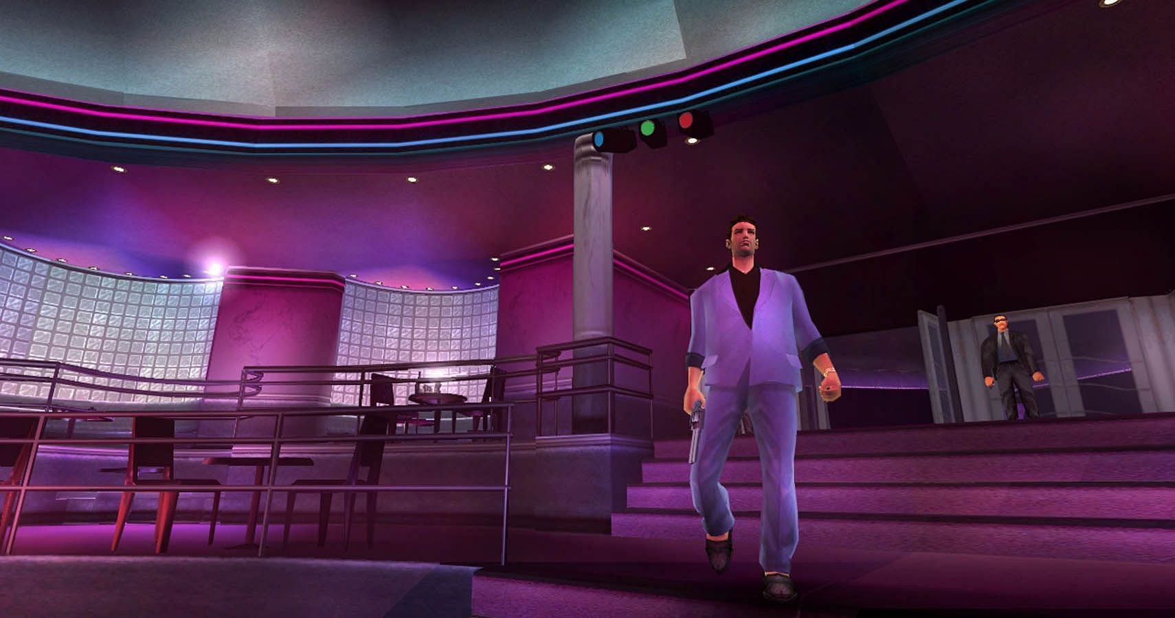 GTA Vice City is basically the GTA game that people associate with 80s culture (Image via Rockstar Games)