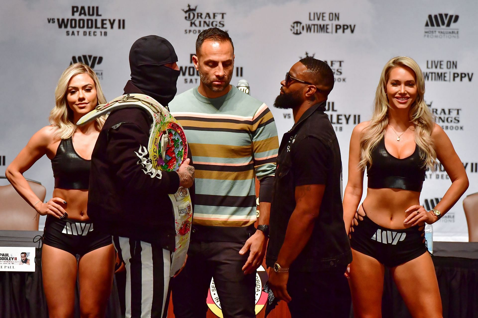 Jake Paul v Tyron Woodley - Press Conference