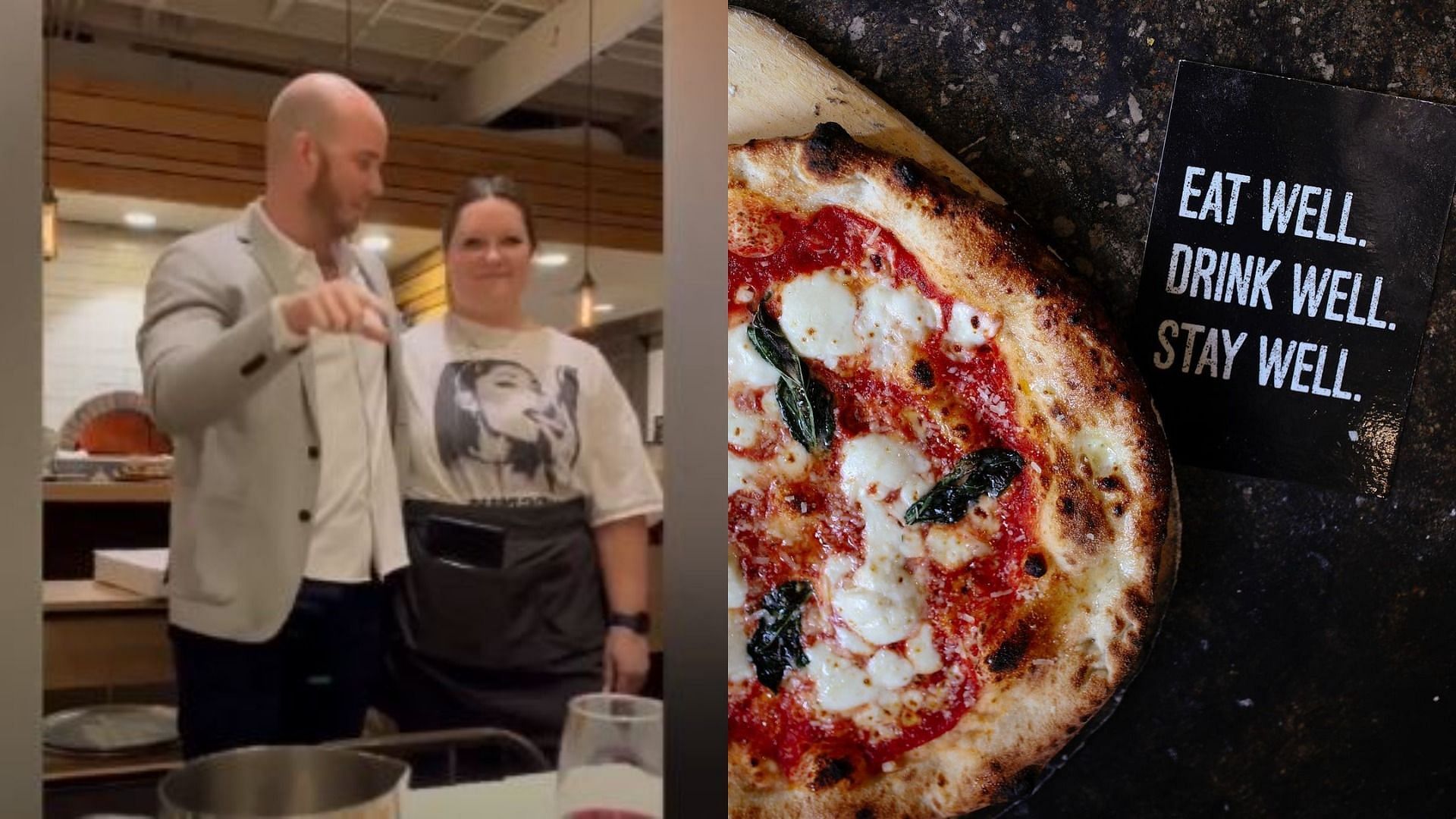 Oven and Tap waitress Ryan Brandt was fired over $4,400 tip controversy (Image via rebeccacosto/Instagram and Oven and Tap/Instagram)