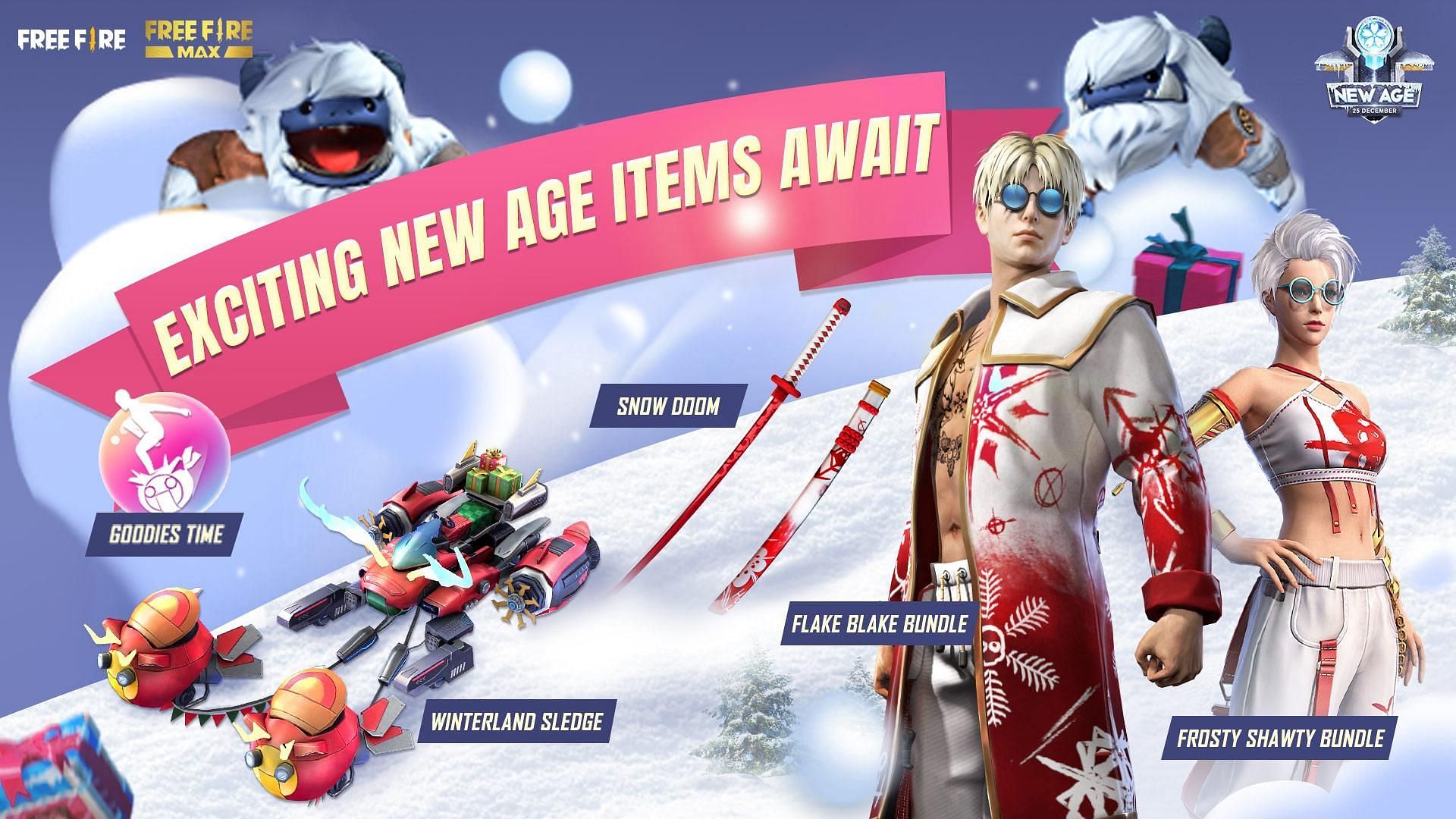 Free Fire New Age Campaign Exciting new items
