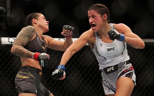 Where does Amanda Nunes vs. Julianna Pena rank amongst the best UFC women's bantamweight title bouts?