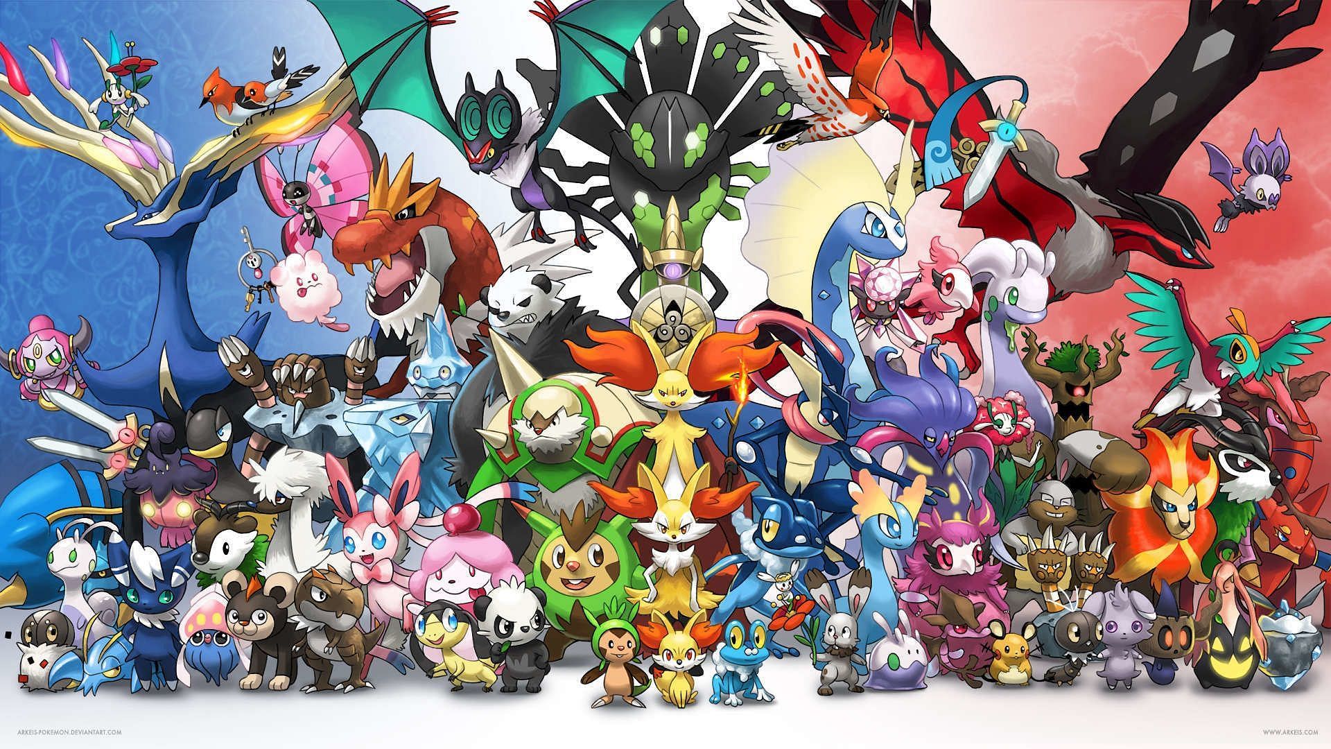 Pokemon Universe, Image via Wallpaperaccess.com