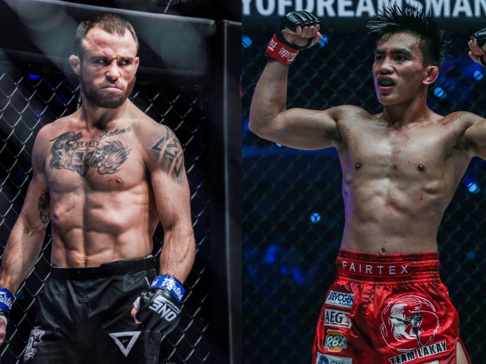 Jarred Brooks (left) and Joshua Pacio (right). [Photo: ONE Championship]