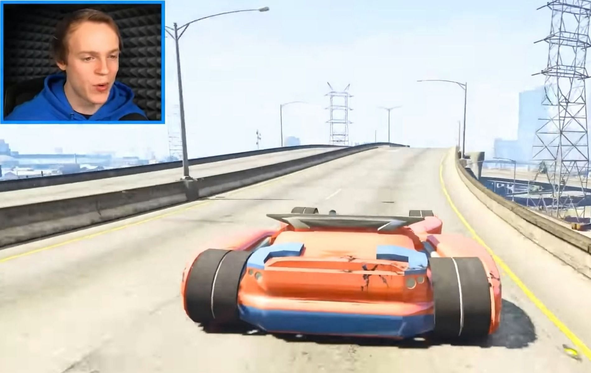 One of the more bizarre cars from the video (Image via Rockstar Games)