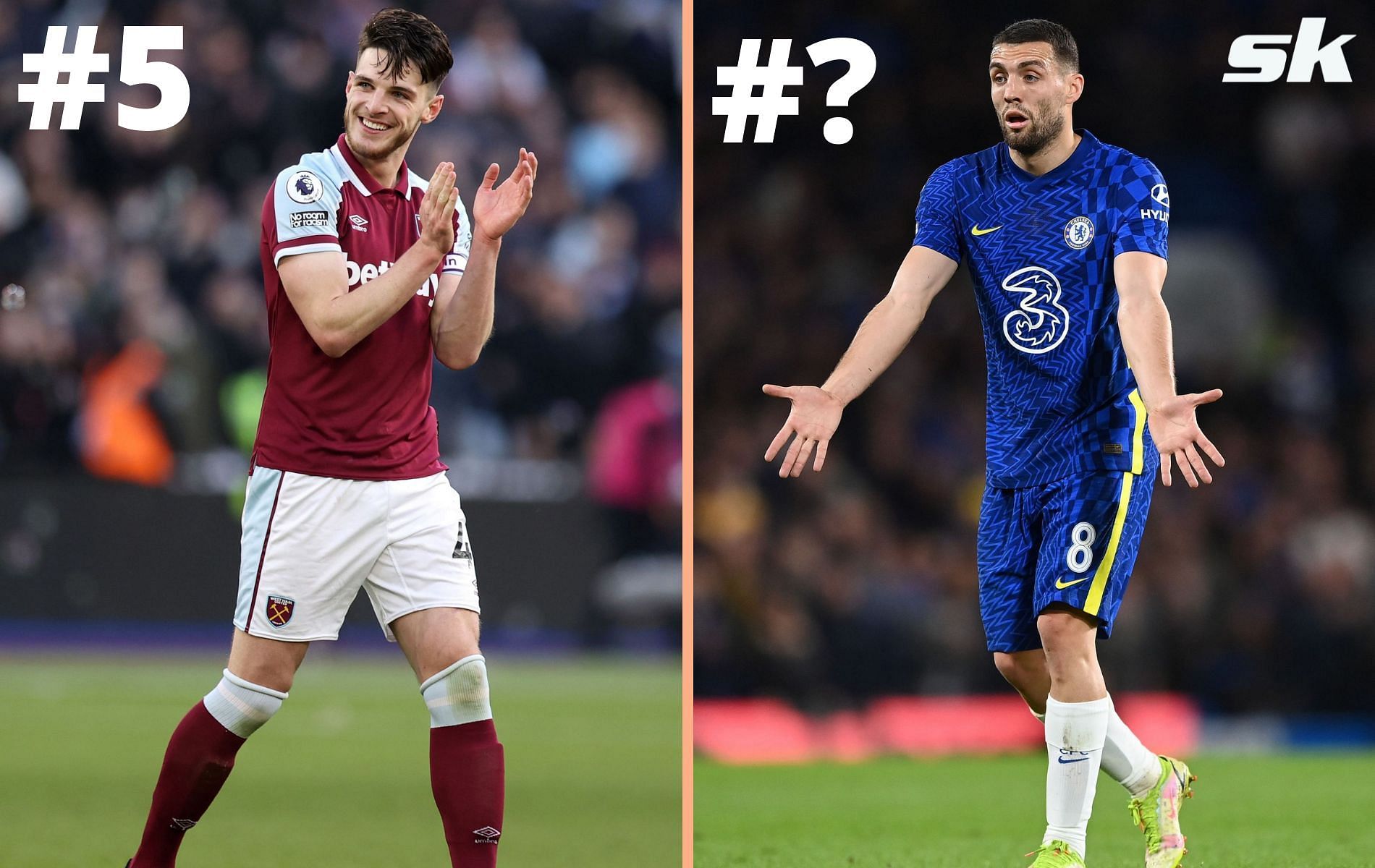 Ranking the 5 best midfielders in Premier League right now based on ratings