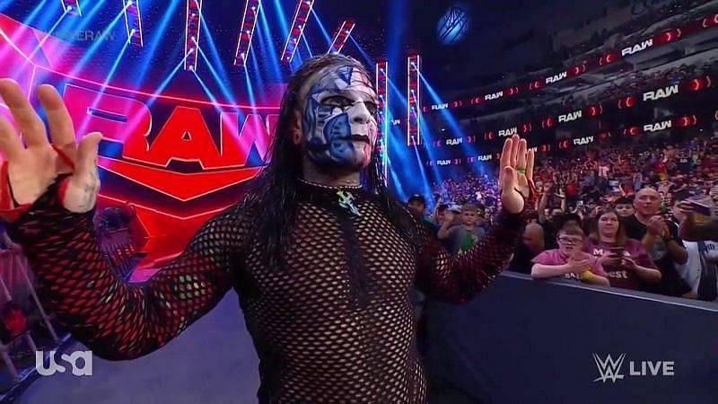 Jeff Hardy on RAW before release
