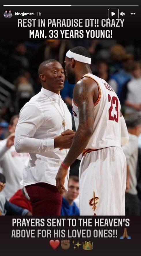 LeBron James pays his respects to Demaryius Thomas on Instagram