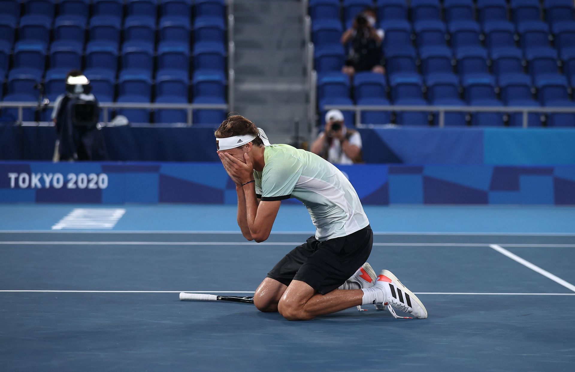 Alexander Zverev won the men's singles Olympic Gold medal in Tokyo