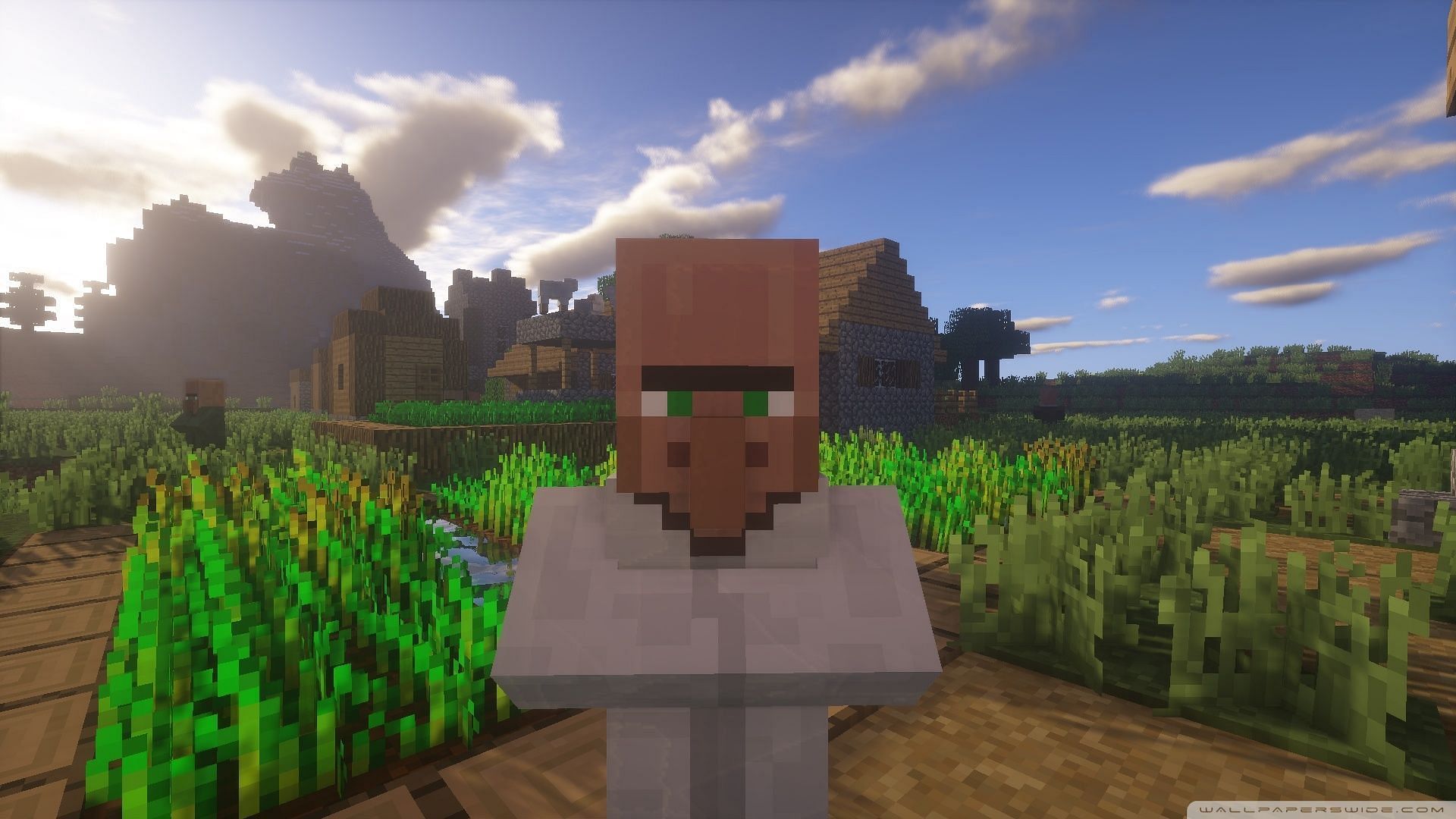A villager in Minecraft 1.18 (Image via Minecraft)