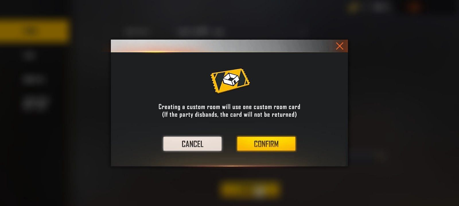 Tap on confirm (Image via Free Fire)