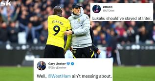 Twitter explodes as Chelsea suffer shock 3-2 defeat to West Ham