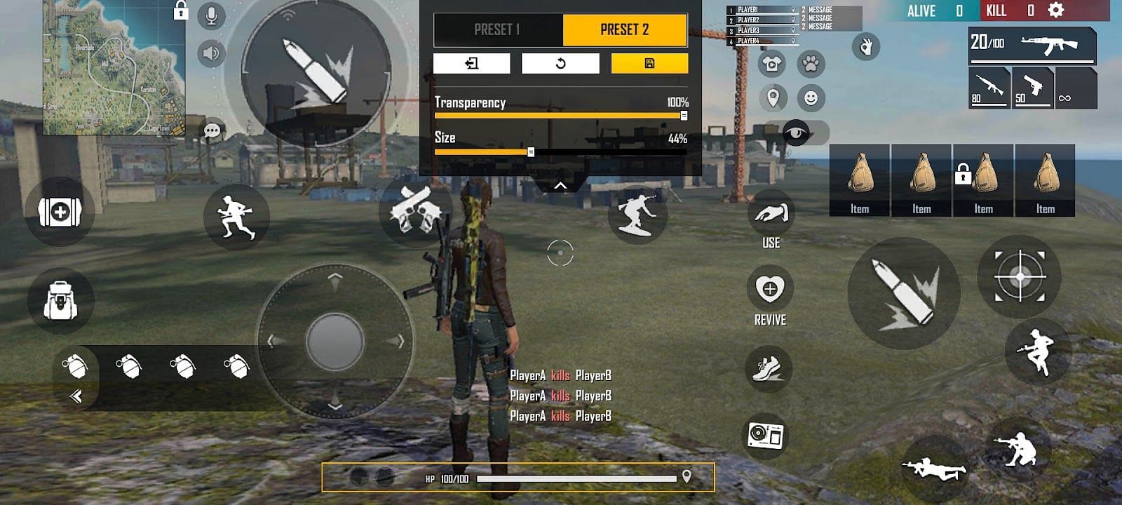 Finalmente! Nueva opción para guardar el HUD en Free Fire