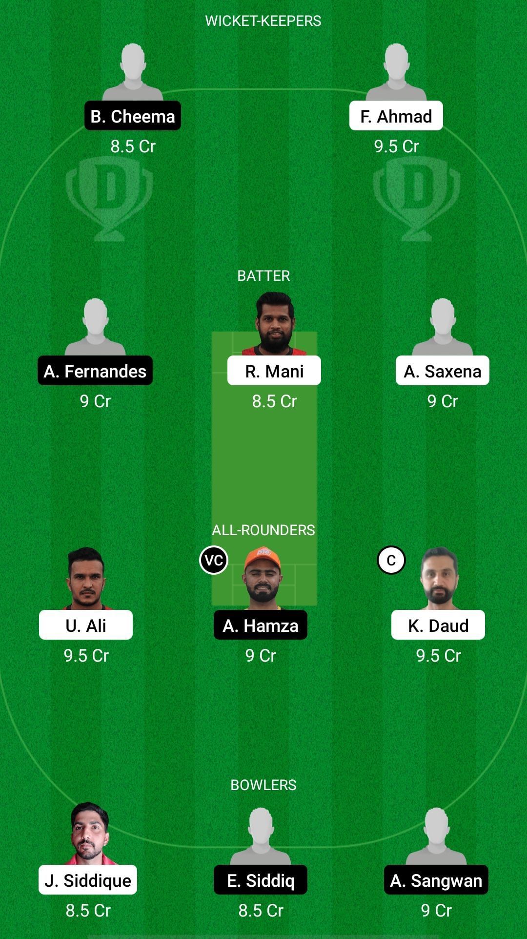 SHA vs DUB Dream11 Prediction - Emirates D10