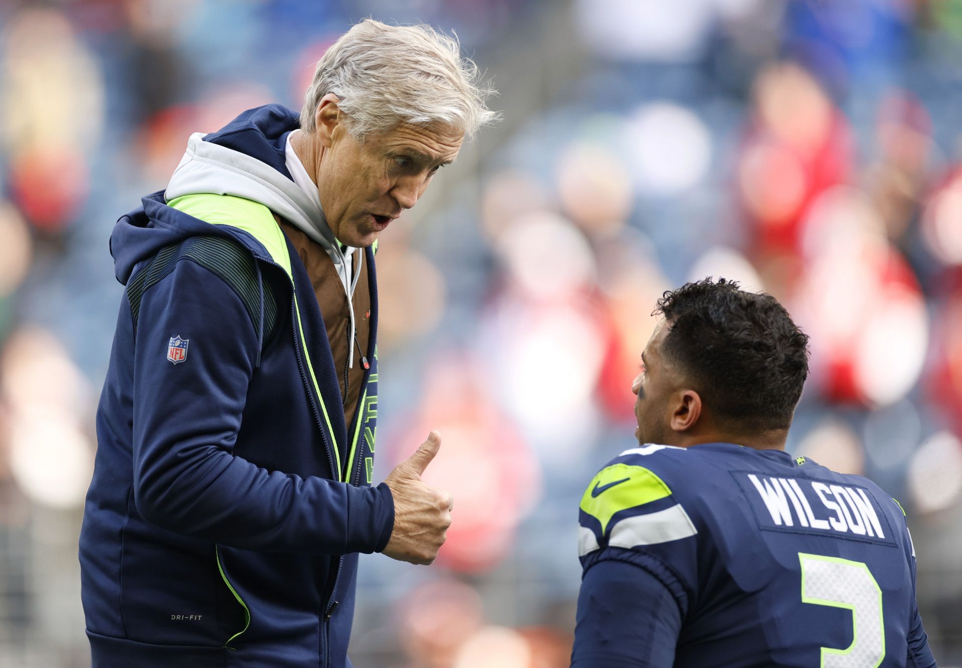 San Francisco 49ers on X: See what Russell Wilson, Pete Carroll