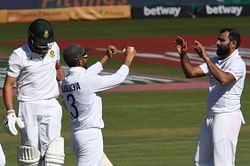 Shami 5-fer leads visitors' fightback after batting collapse on Day 3 of India vs South Africa Test
