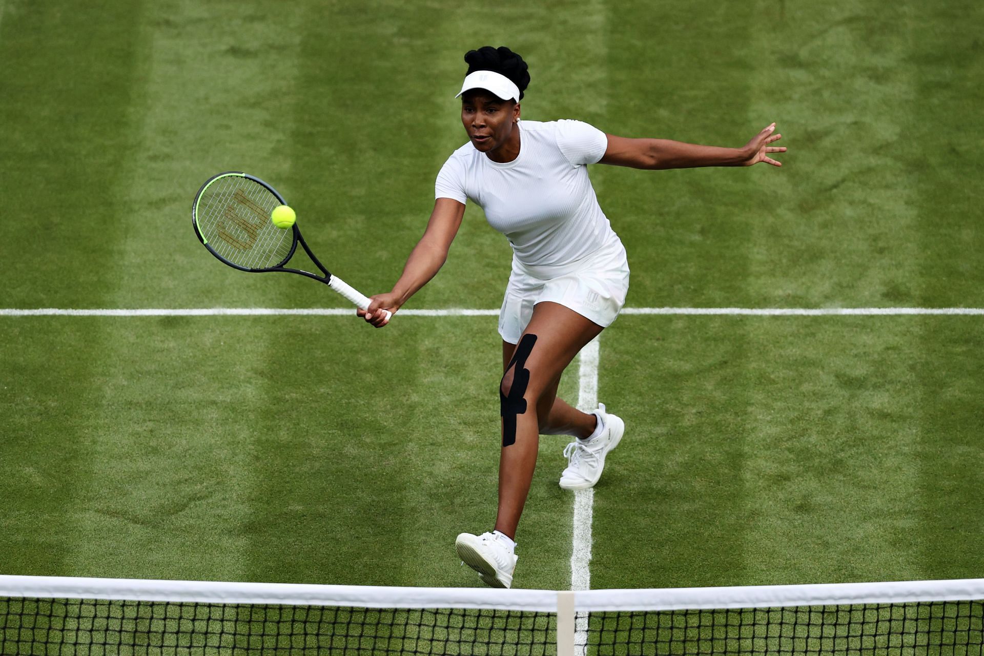 Venus Williams at the 2021 Wimbledon Championships.