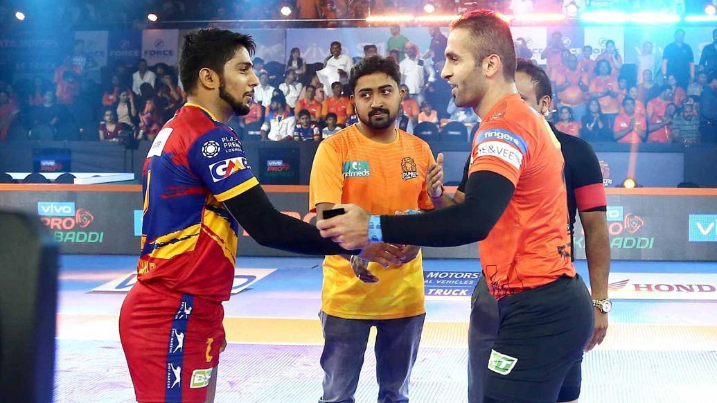 Nitesh Kumar and Fazel Atrachali are among the top contenders to win the Best Defender award in Pro Kabaddi 2021