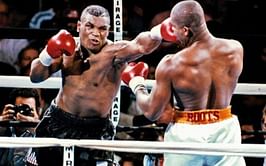 Did Mike Tyson break Razor Ruddock's jaw?