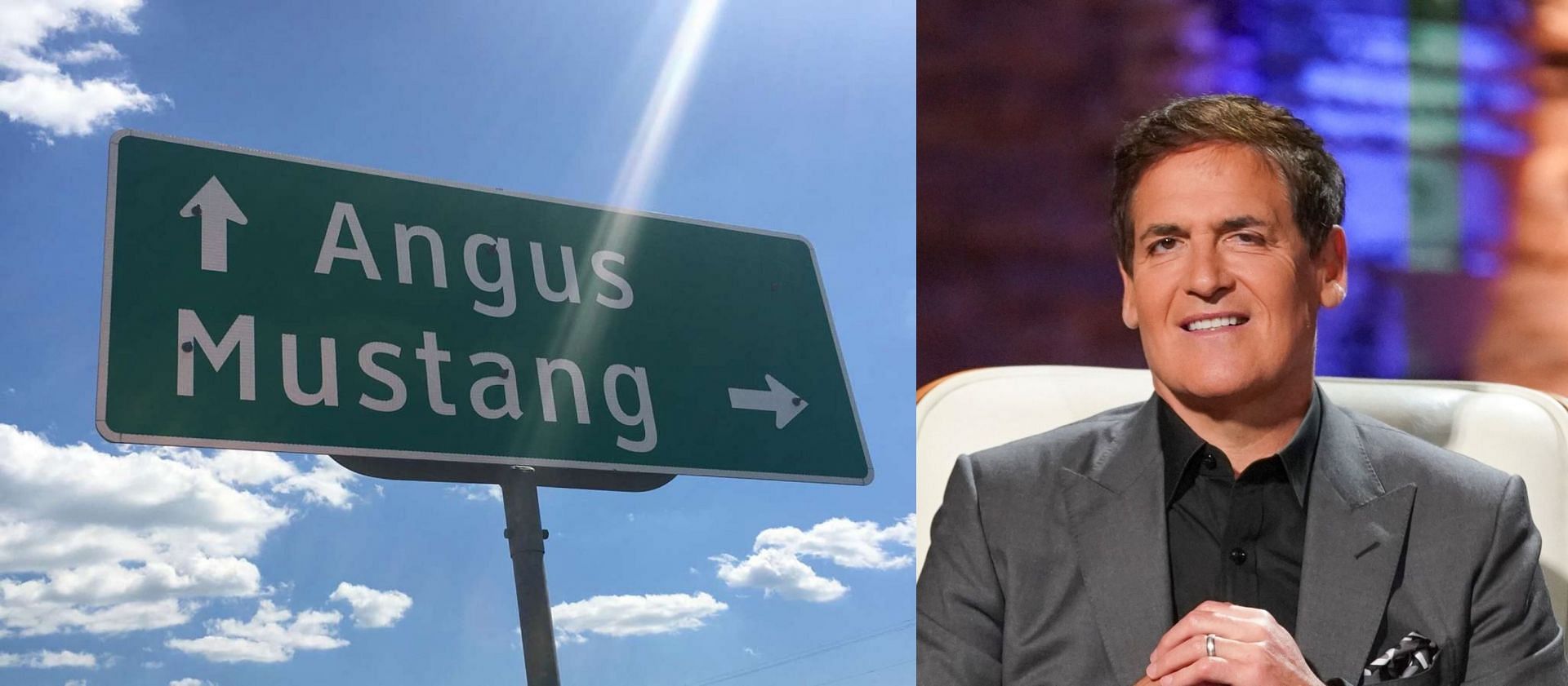Mark Cuban just bought a Texas town named Mustang. (Image via J Elmer Turner Realtors, Inc., and Eric McCandless/ Getty Images)