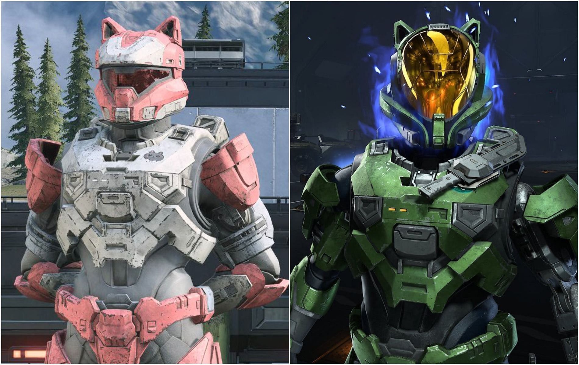 The Halo Infinite cat ears are taking the shooter by storm (Images via Halo Infinite)