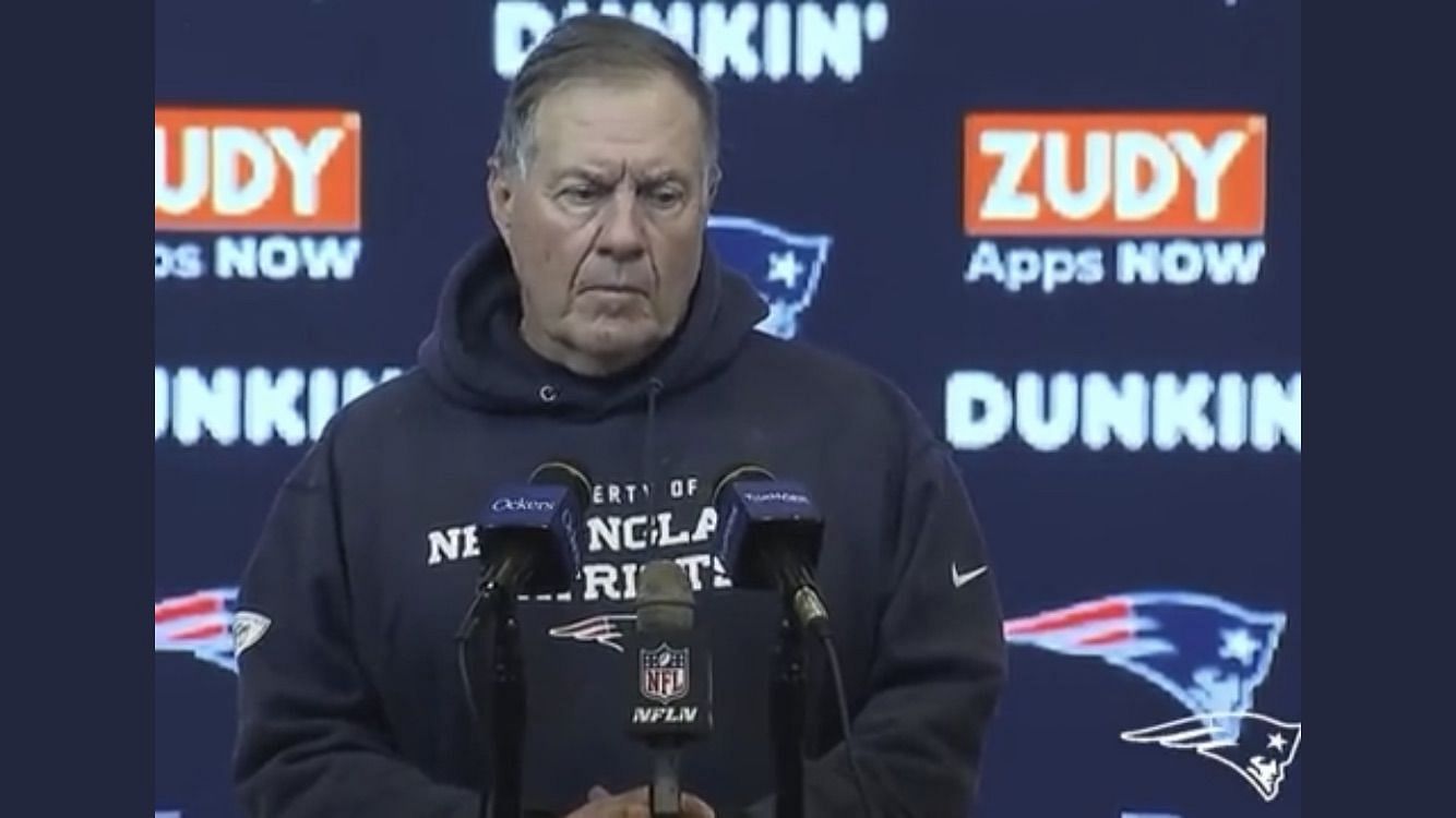 New England Patriots head coach Bill Belichick