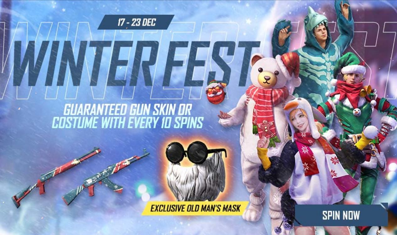 The Winter Fest event has started today in Free Fire (Image via Free Fire)