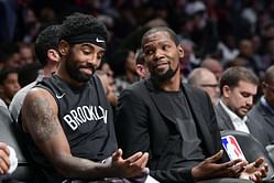 "Kyrie's my brother…I'd rather keep those conversations in-house though" - Kevin Durant refuses to comment on Kyrie Irving’s status