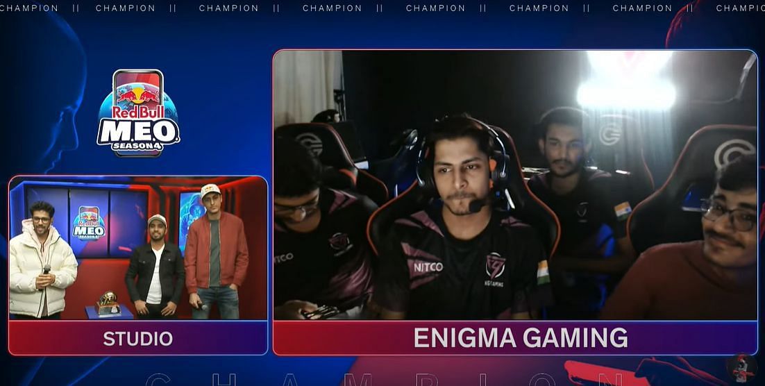 Enigma Gaming won the M.E.O National Finals (Image via Red Bull India)