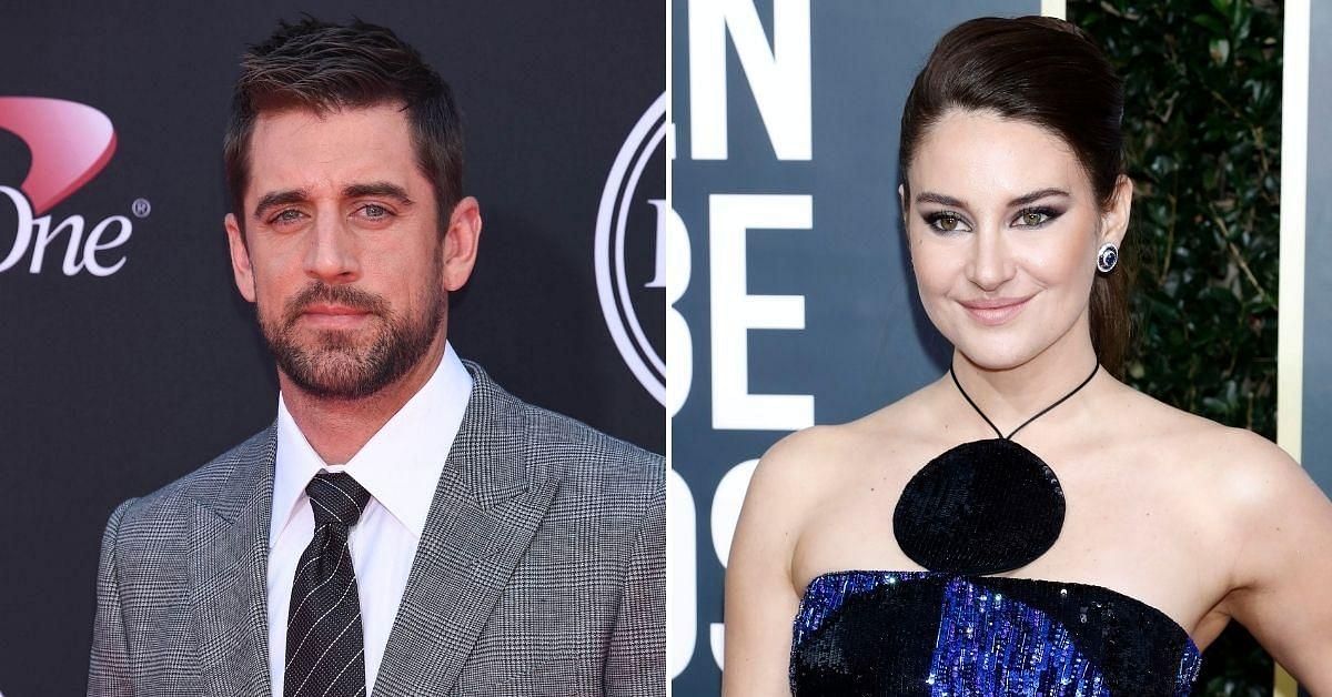 Packers quarterback Aaron Rodgers and actress Shailene Woodley