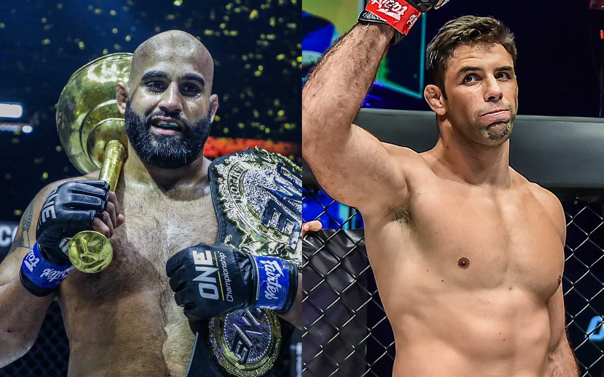 Arjan Bhullar (left) Marcus &#039;Buchecha&#039; Almeida (right) [Photo: ONE Championship]