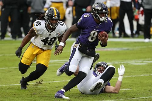 Baltimore Ravens quarterback Lamar Jackson